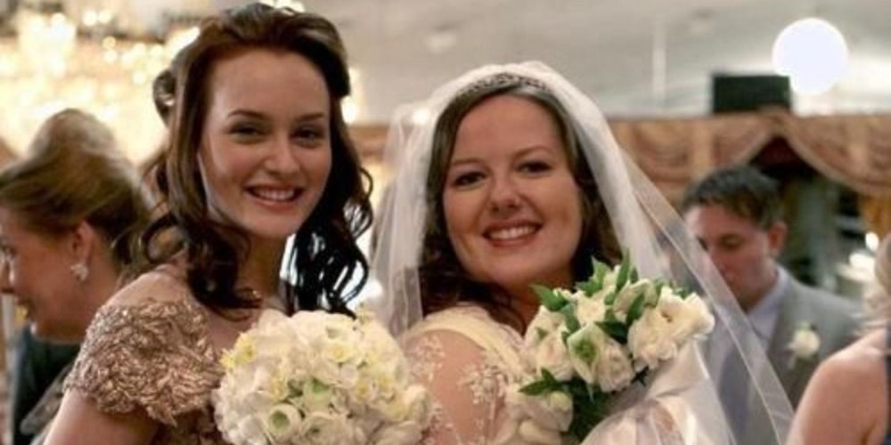 On Gossip Girl Blair is maid of honor at her maid Dorota's wedding