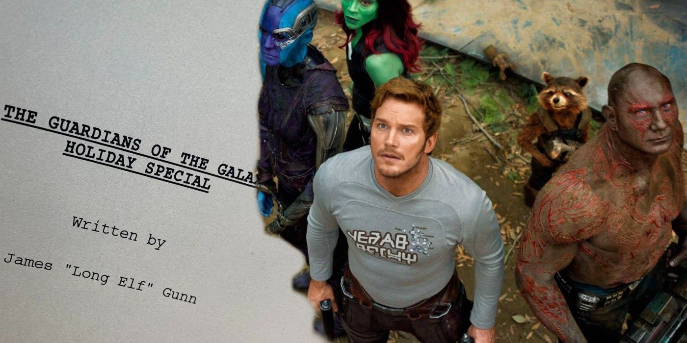 Guardians of the Galaxy Holiday Special script James Gunn