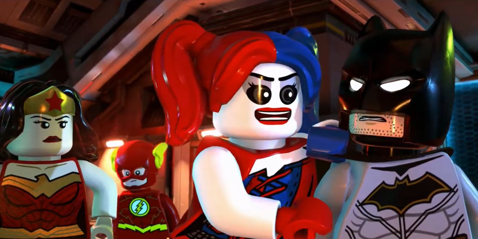 Harley Quinn Helping The Justice League - LEGO DC Super-Villains