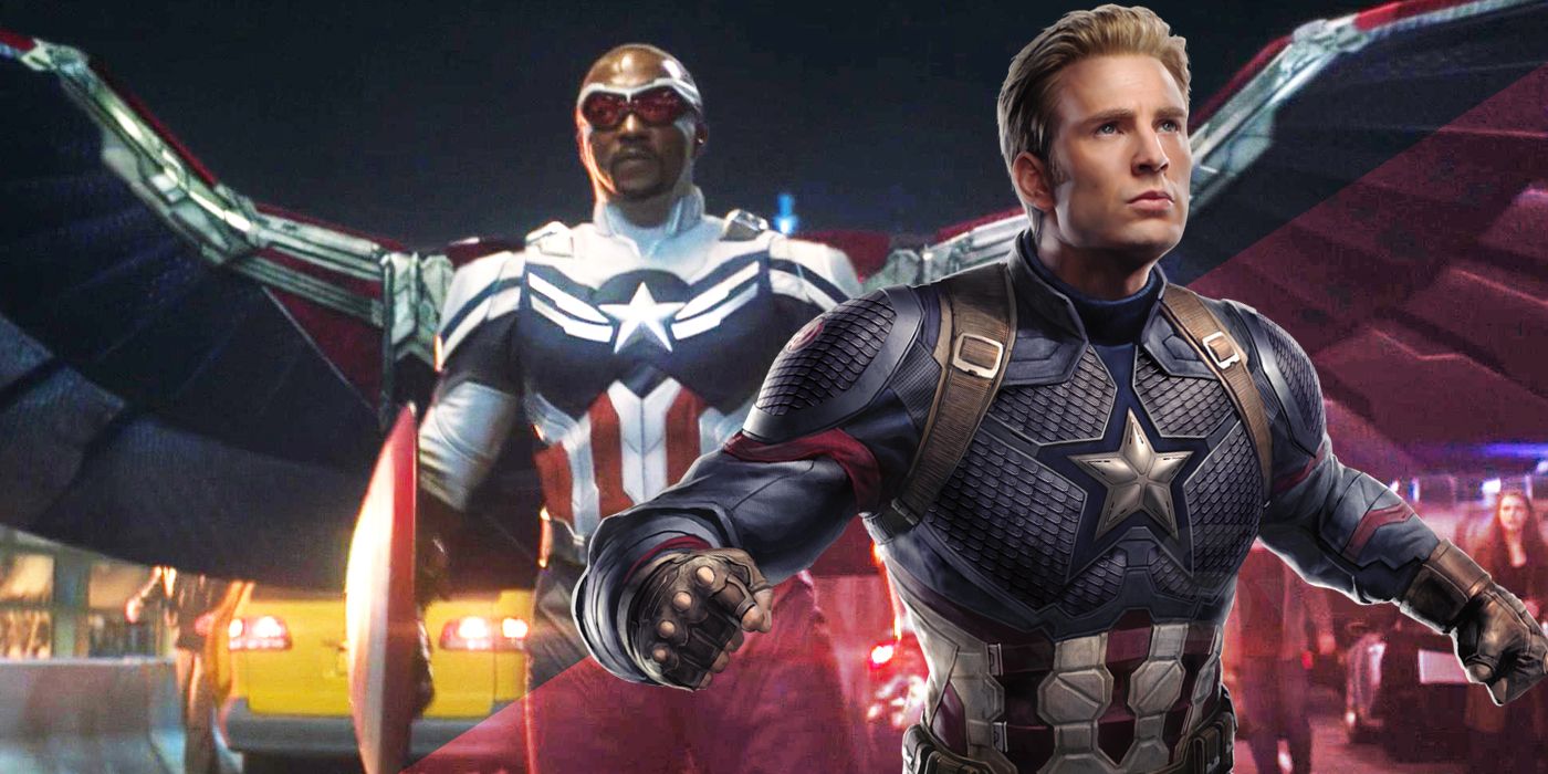 How Sam Captain America suit compares to Steve Rogers