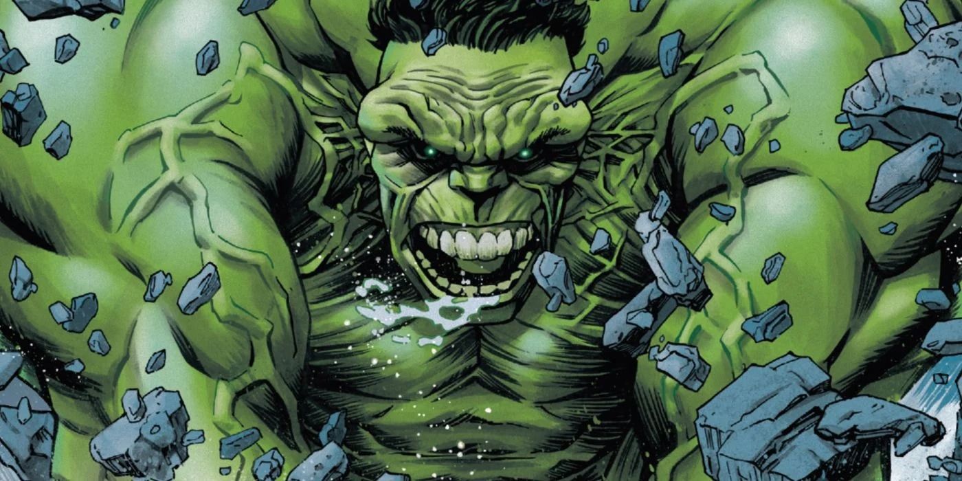 The Hulk ready to crush his enemies. 
