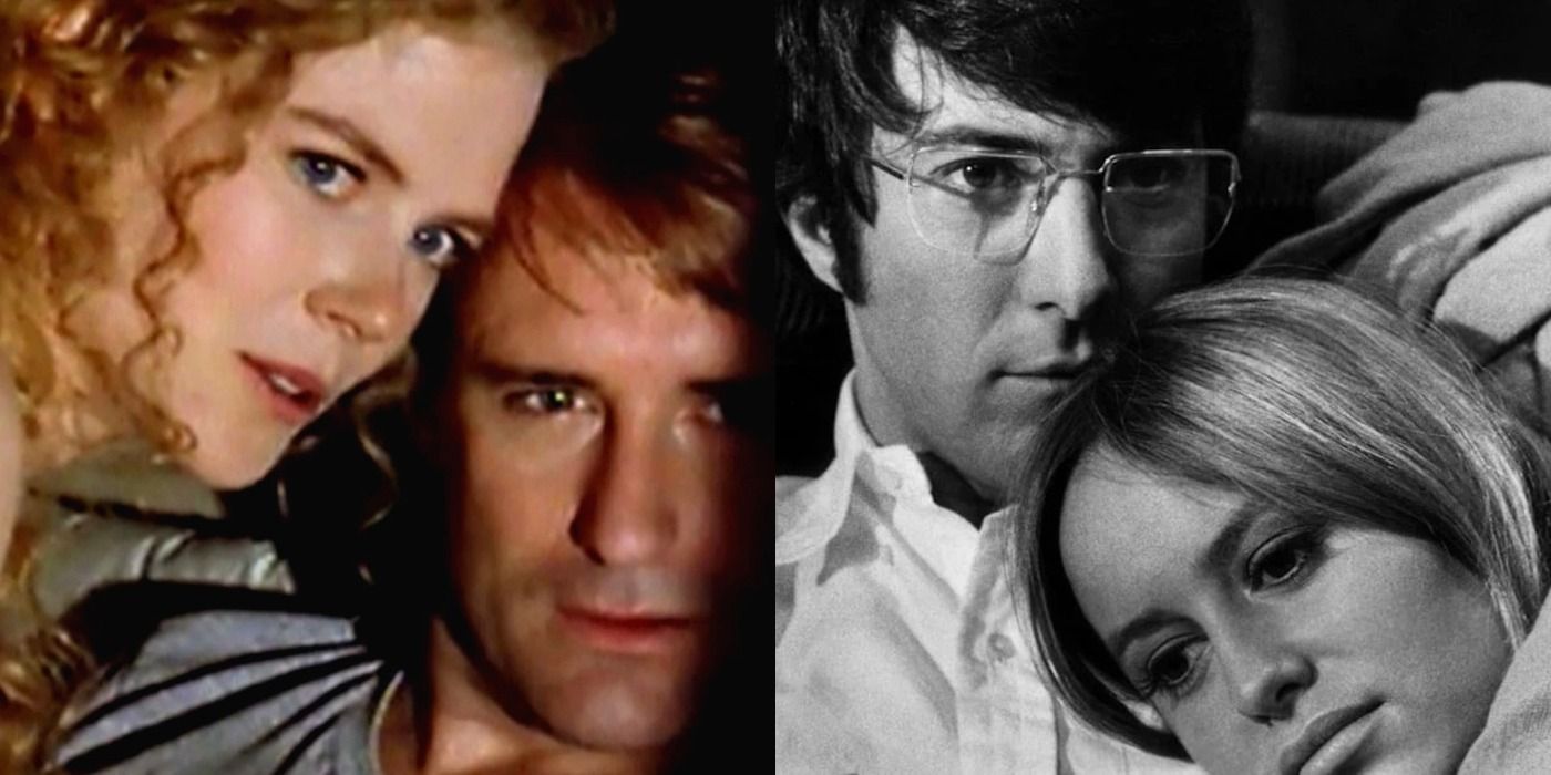 Bill Pullman and Nicole Kidman in Malice and Dustin Hoffman and Susan George in Straw Dogs