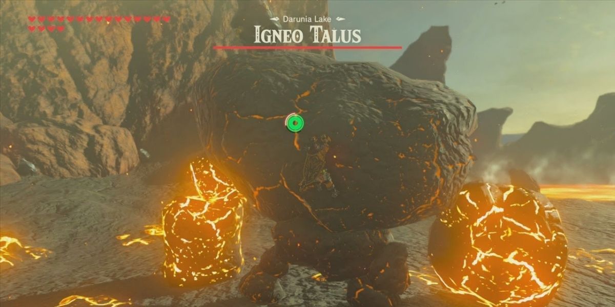 Um Igneo Talus em Breath of the Wild