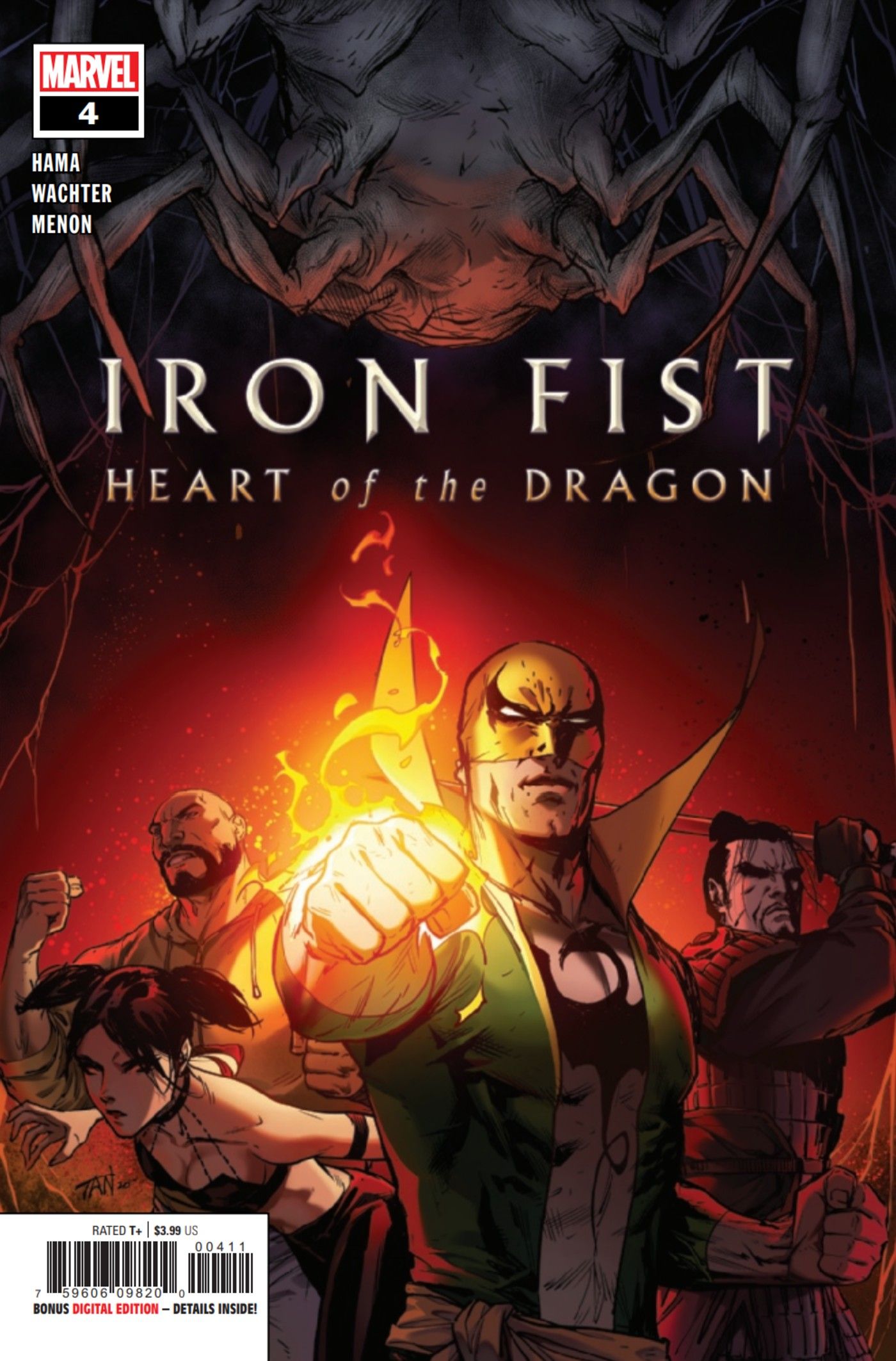 Iron Fist Heart of the Dragon 4 preview cover