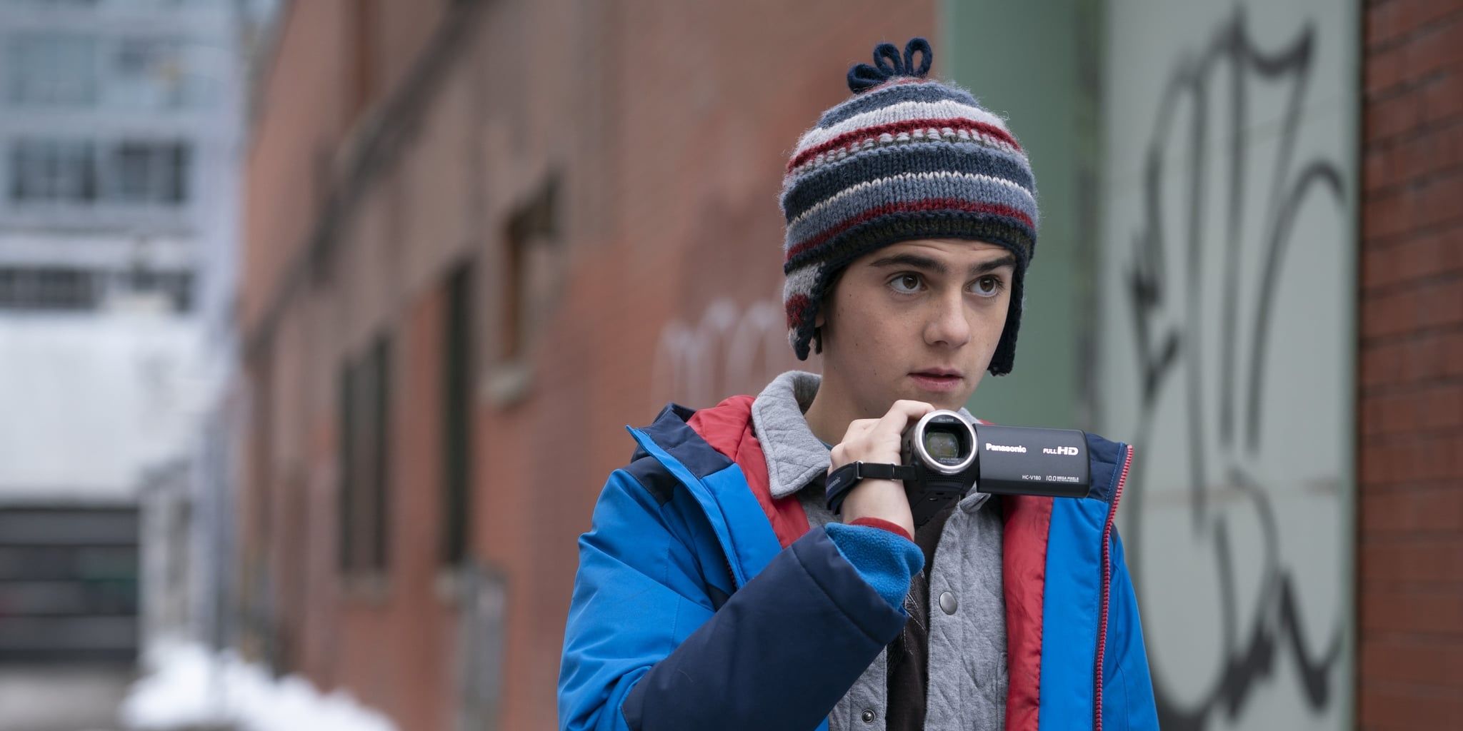 Jack Dylan with a video camera