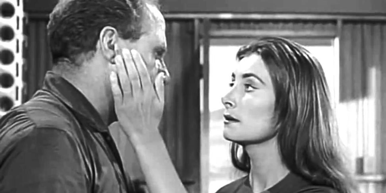 Jack Warden as James Corry &amp; Jean Marsh as Alicia in The Twilight Zone:The Lonely