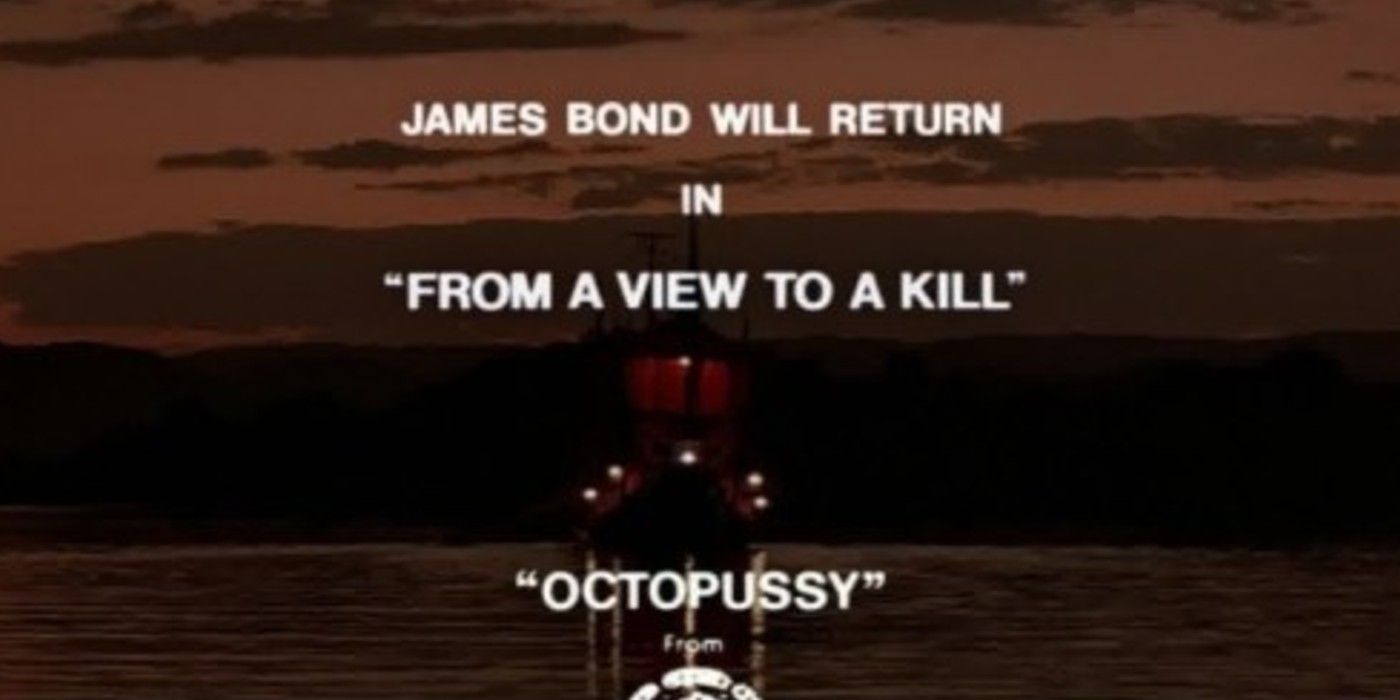 James Bond Octopussy credits