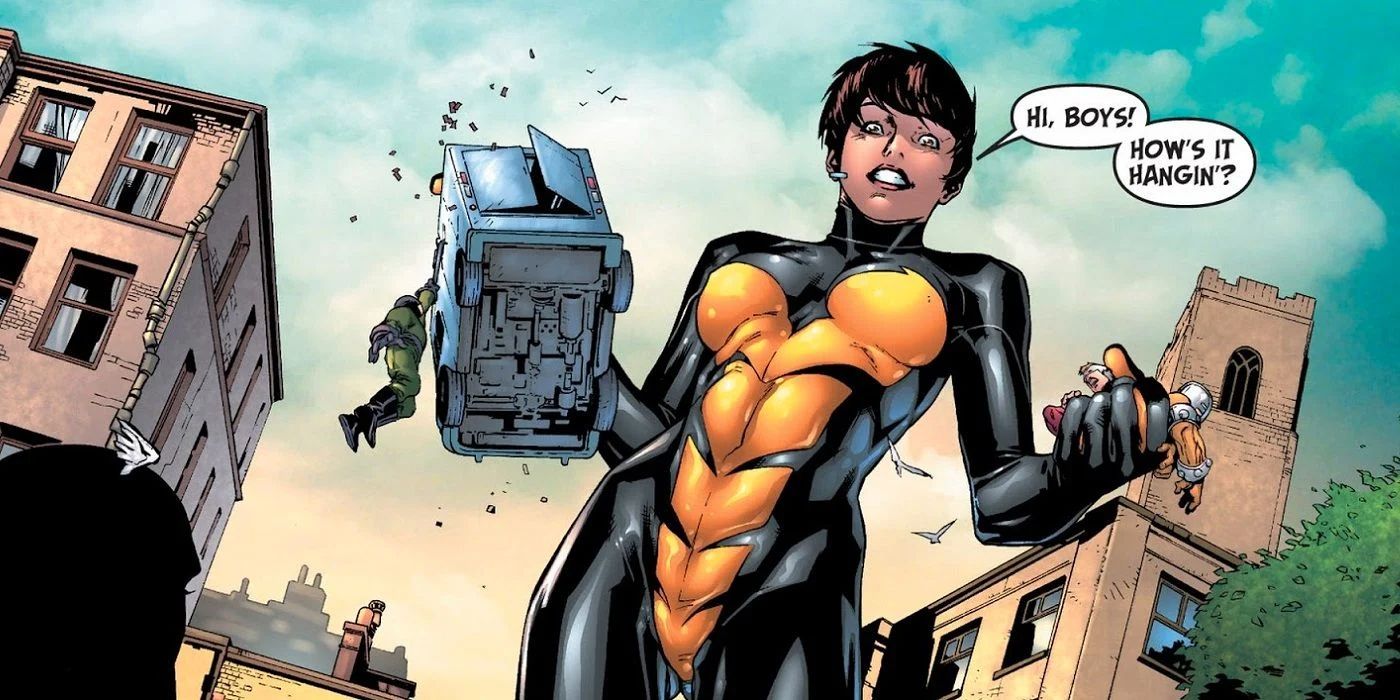 Janet As The Wasp In Her Giant Form - Marvel Comics