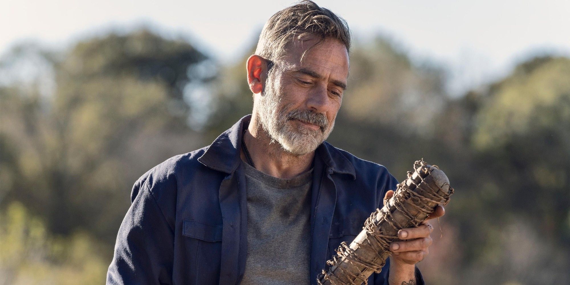 Jeffrey Dean Morgan as Negan on The Walking Dead season 10