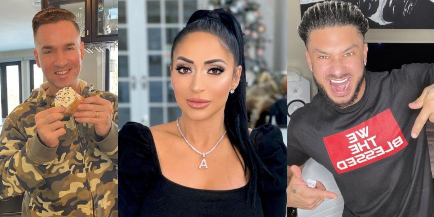 Jersey Shore's Mike, Angelina, and Pauly