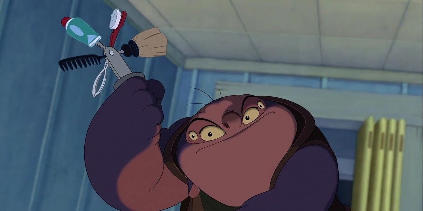 Jumba And His Shaving Gizmo In Lilo And Stitch