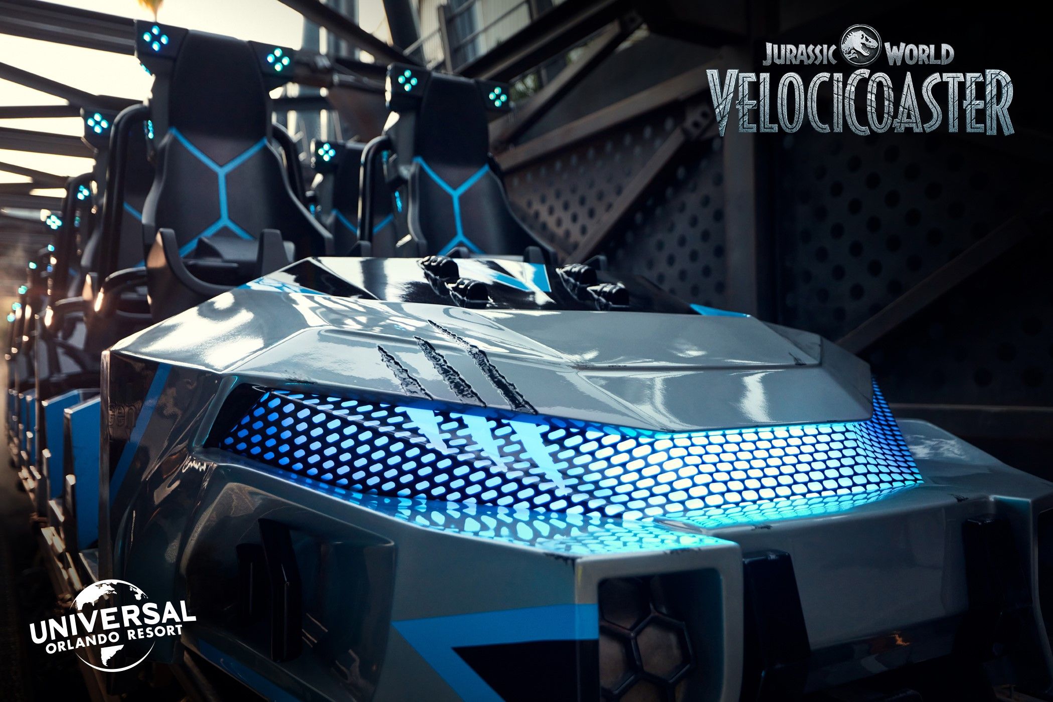 Jurassic World VelociCoaster Images Reveal Raptors In Universal's ...
