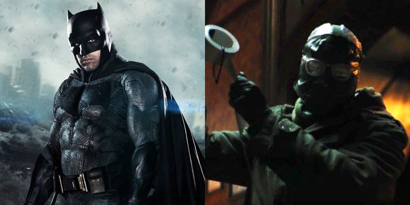 Ben Affleck's Batman alongside The Batman movie's Riddler