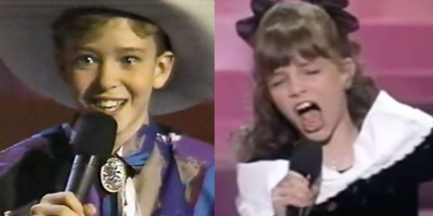 Justin Timberlake and Britney Spears performing in Star Search