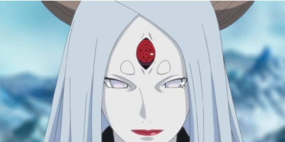 Close up of Kaguya in Naruto