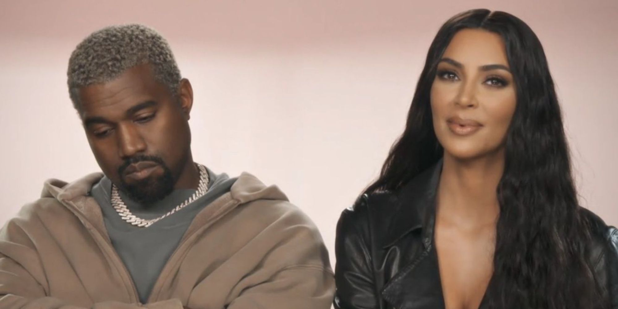 Kanye West and Kim Kardashian on Keeping Up With The Kardashians