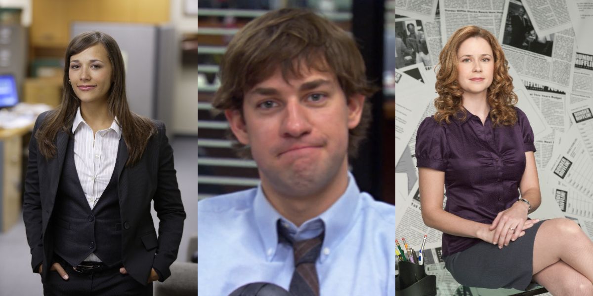 Karen, Jim, and Pam from The Office