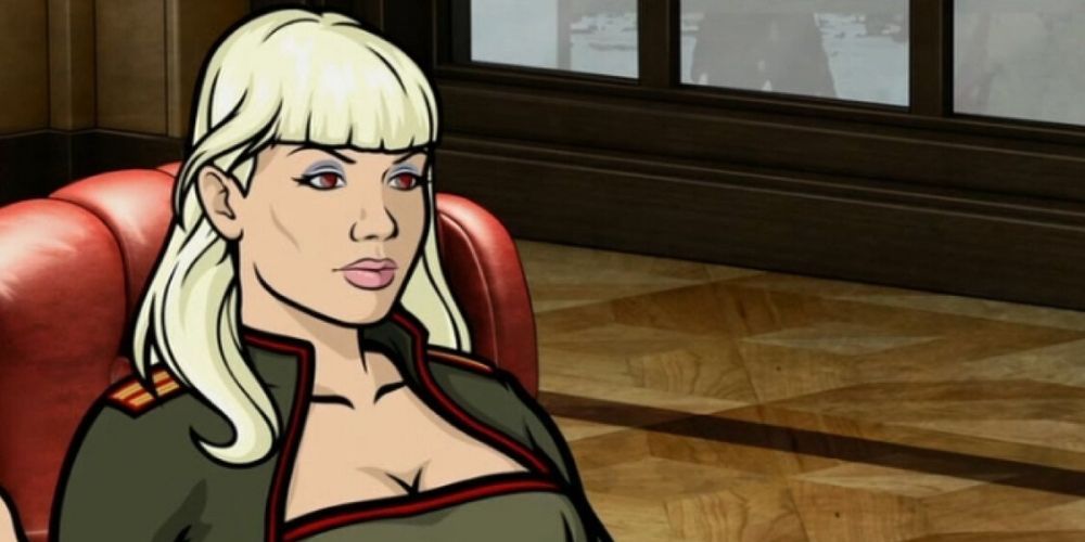 Katya as the head of the KGB.