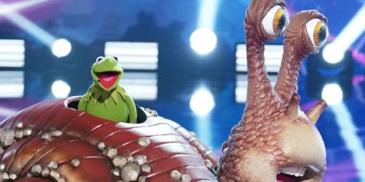 Kermit the Frog in the Snail costume in The Masked Singer