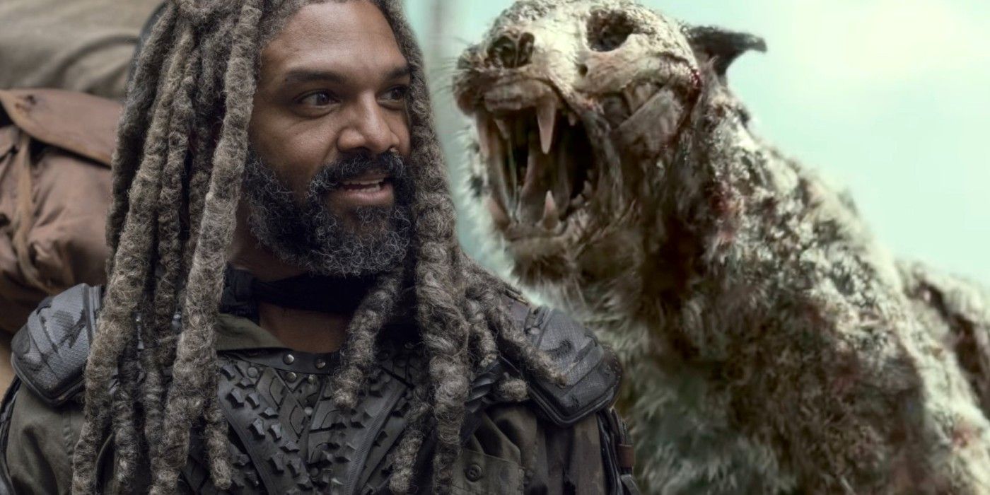 Khary Payton as Ezekiel in Walking Dead and White Zombie Tiger in Army of the Dead