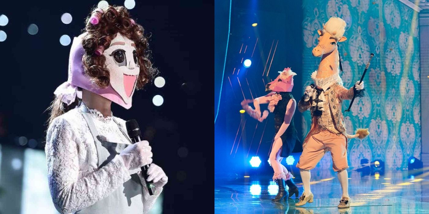 Split image from King of Mask Singer and Masked Singer