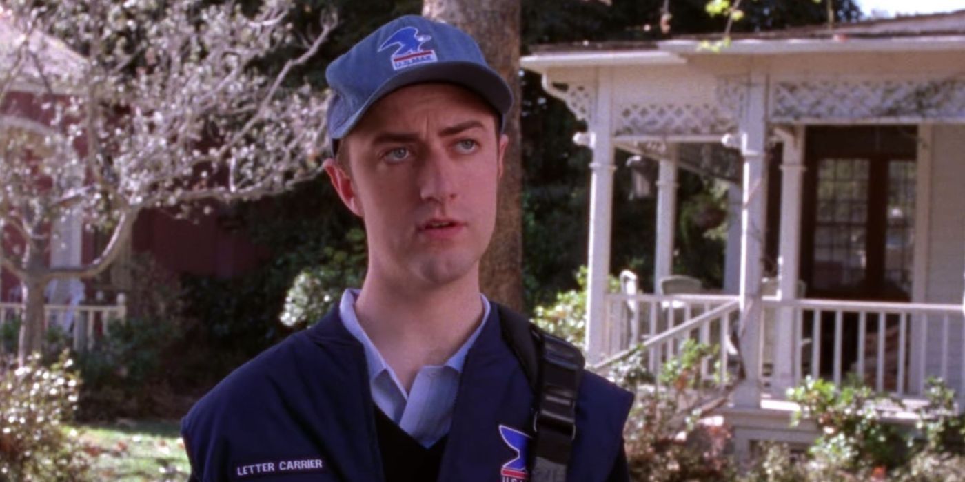 Kirk is a mail carrier on Gilmore Girls