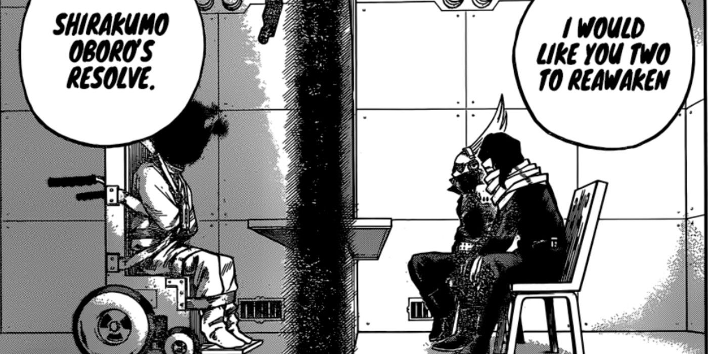Aizawa and Kurogiri Talk