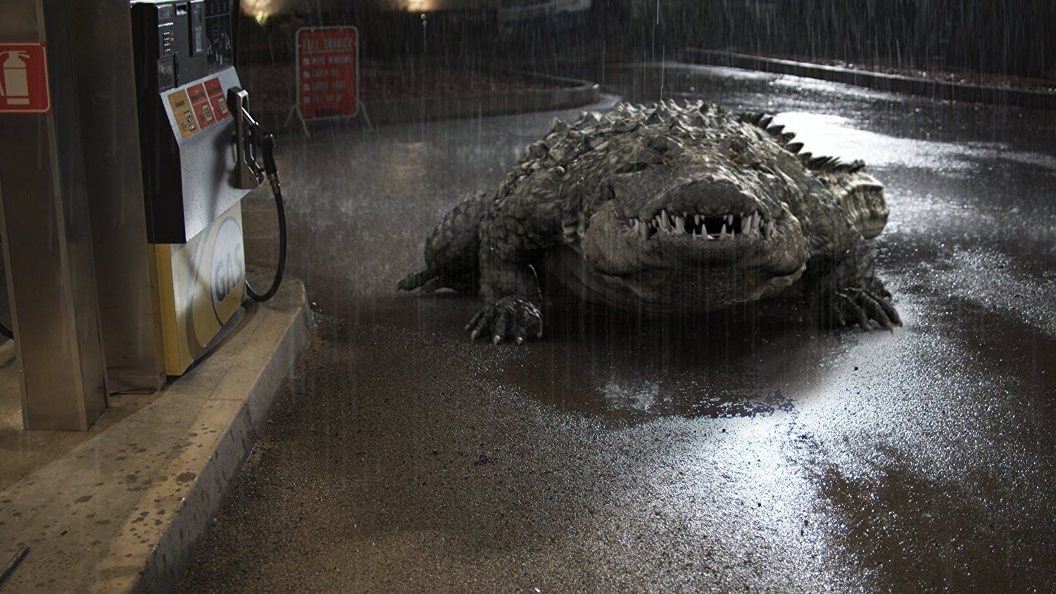 The crocodile from the 1999 horror thriller Lake Placid.