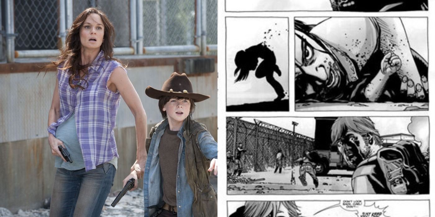 Lori death in The Walking Dead.
