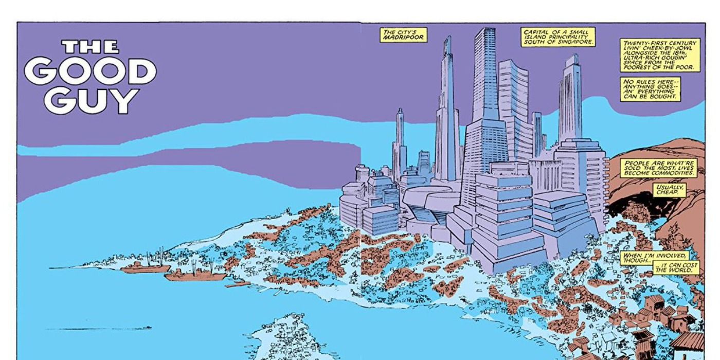 Madripoor High Town from Marvel Comics