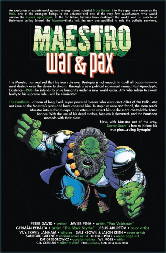 Maestro Marvel Comics Hulk