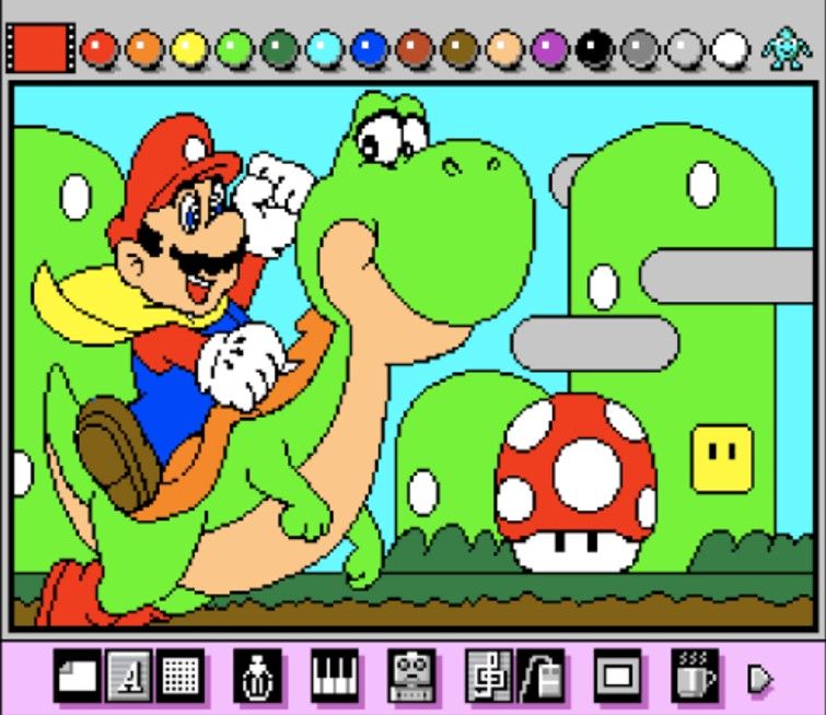 Mario paint outlet switch