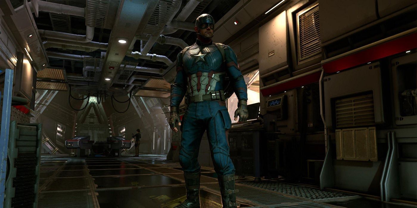 The MCU Captain America skin from Marvel's Avengers