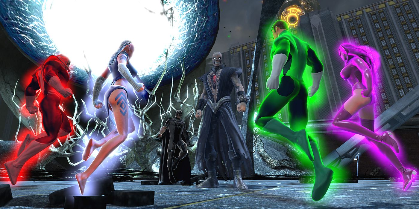 DC Universe Online story episode featuring Nekron facing the Lanterns