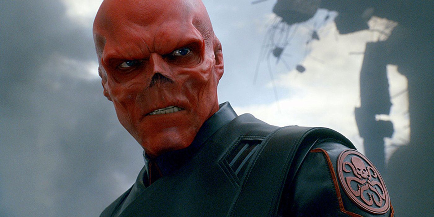 Movie Red Skull with Hydra logo on his sleeve