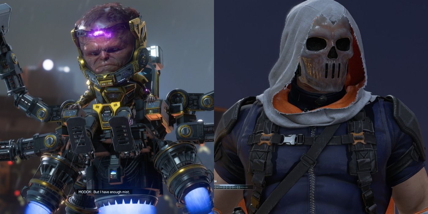MODOK and Taskmaster as they appear in the Marvel's Avengers game