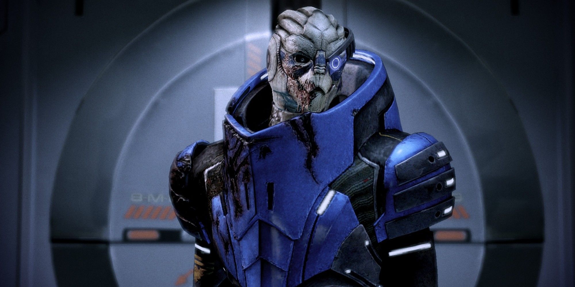 Garrus Vakarian on the Normandy in Mass Effect 2