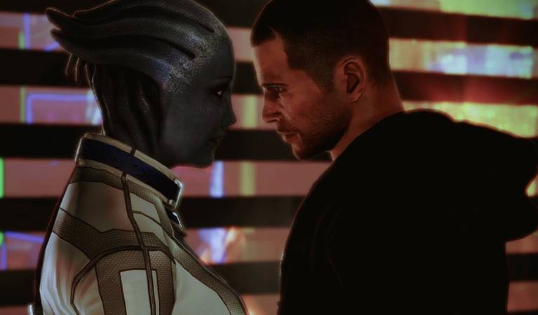 Romance 2 mass effect liara Mass Effect
