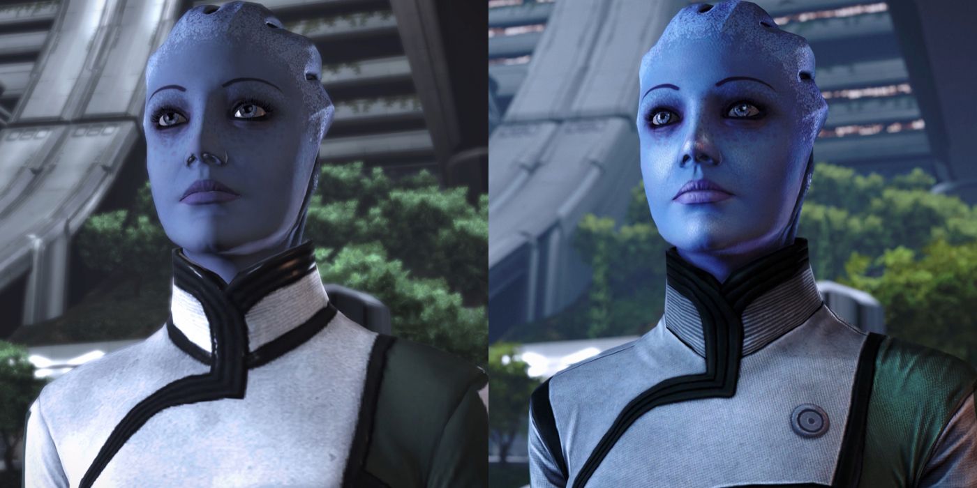 Mass Effect Legendary Edition Liara Comparison