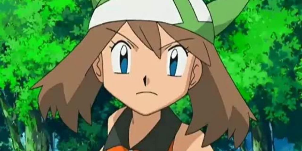 may in the middle of a Pokémon battle in the Pokémon anime