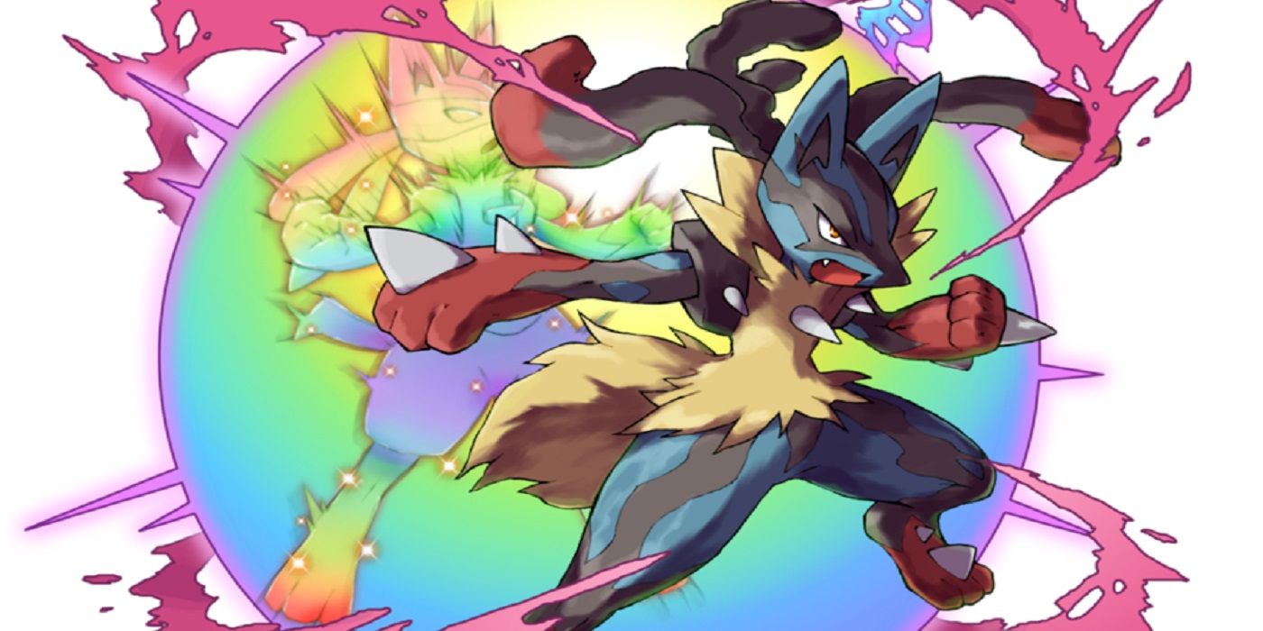 Mega Lucario Mega Evolution In Pokemon Games