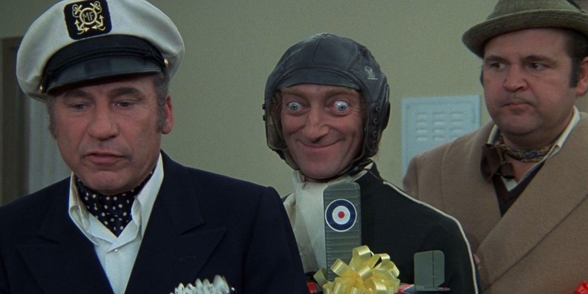 Mel Funn wearing a sailors uniform in Silent Movie