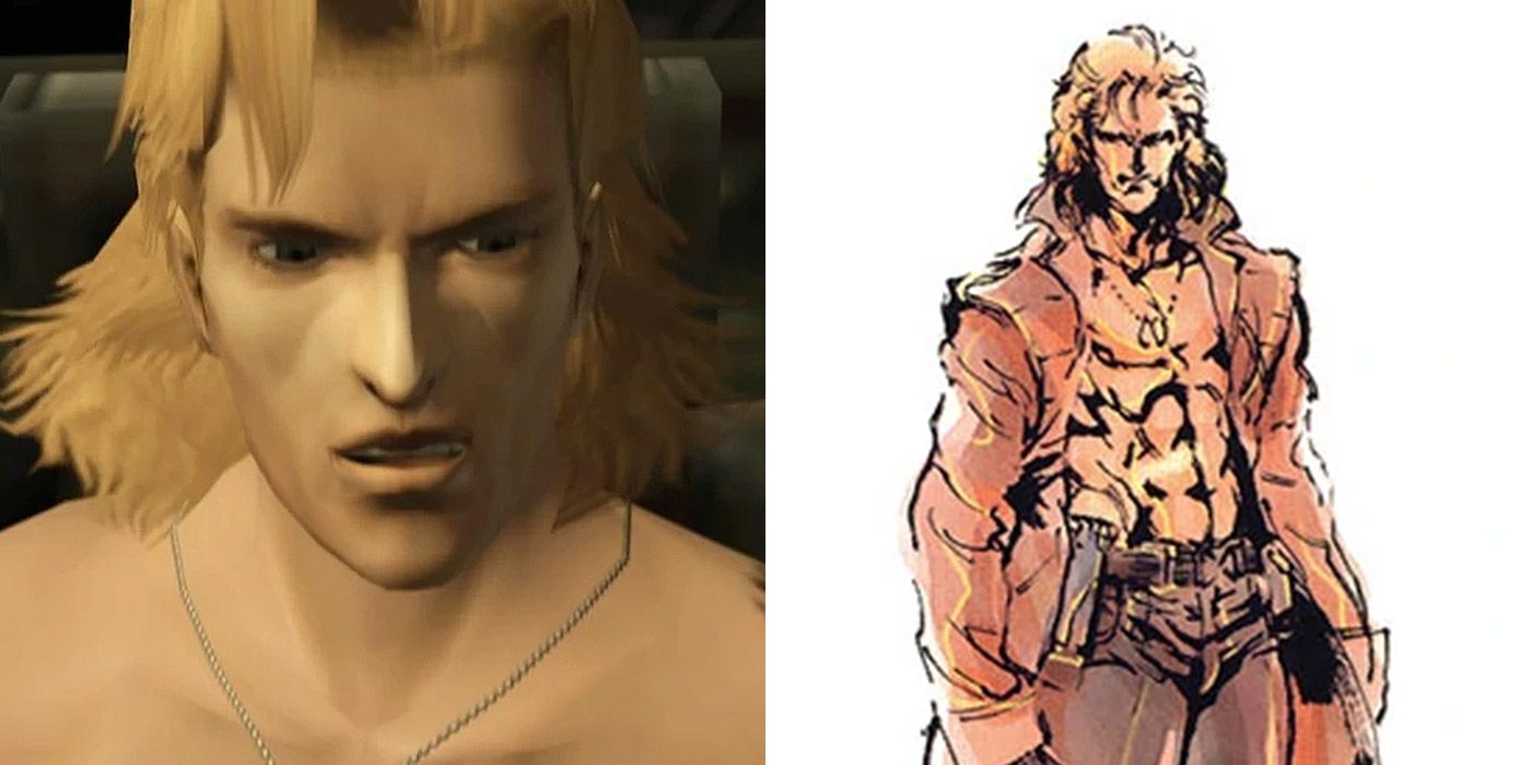 Split image of Liquid Snake from Metal Gear Solid: The Twin Snakes