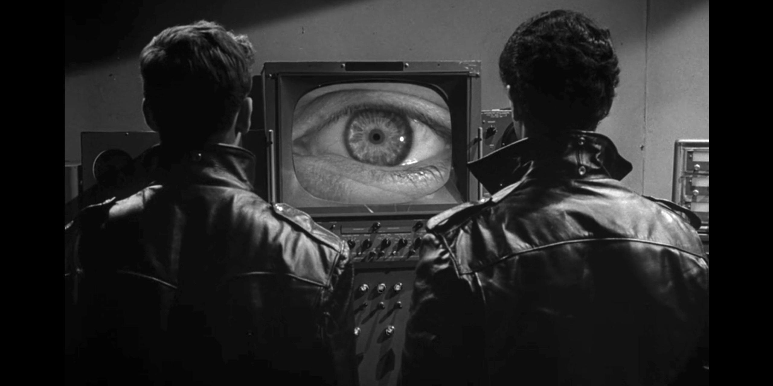 Michael Forest as Steve &amp; Tom Gilleran as Fred in The Twilight Zone: Black Leather Jackets