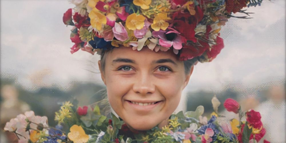 Close up of Florence Pugh in Midsommar