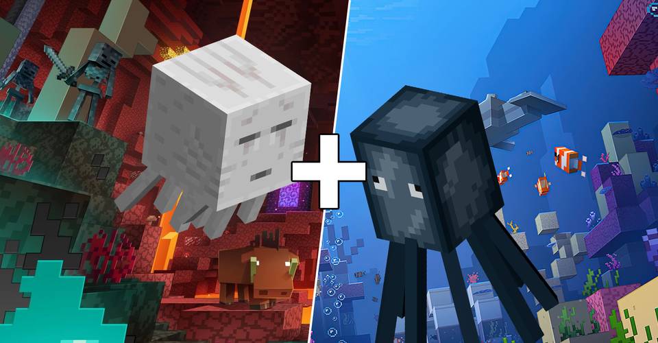 Minecraft Resource Pack Turns Ghasts Into Squids And It Is Terrifying