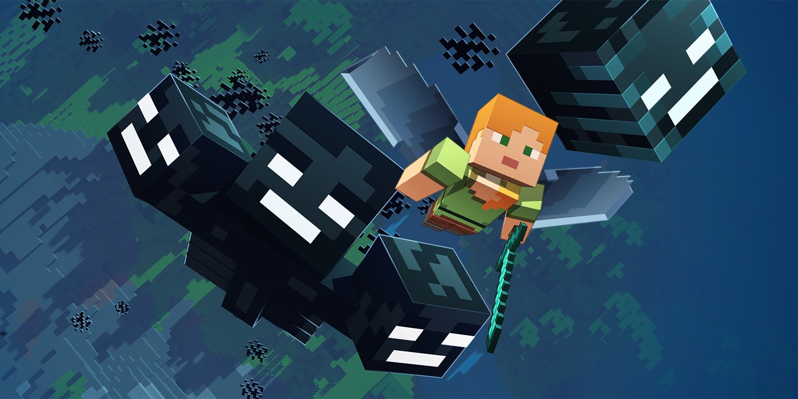 Minecraft Wither Boss Battle Over The Ocean Evolves Into Dogfight