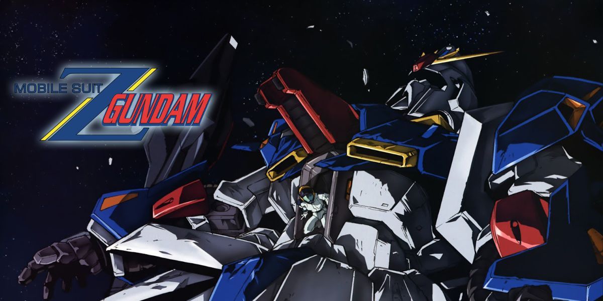 Promo shot of Mobile Suit Zeta Gundam with logo