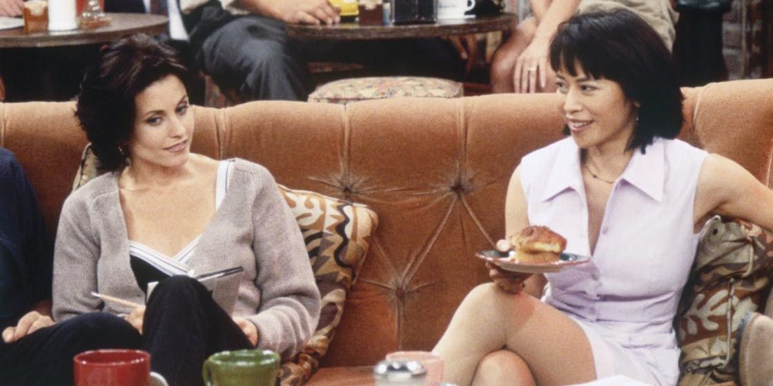 Monica and Julie at Central Perk.