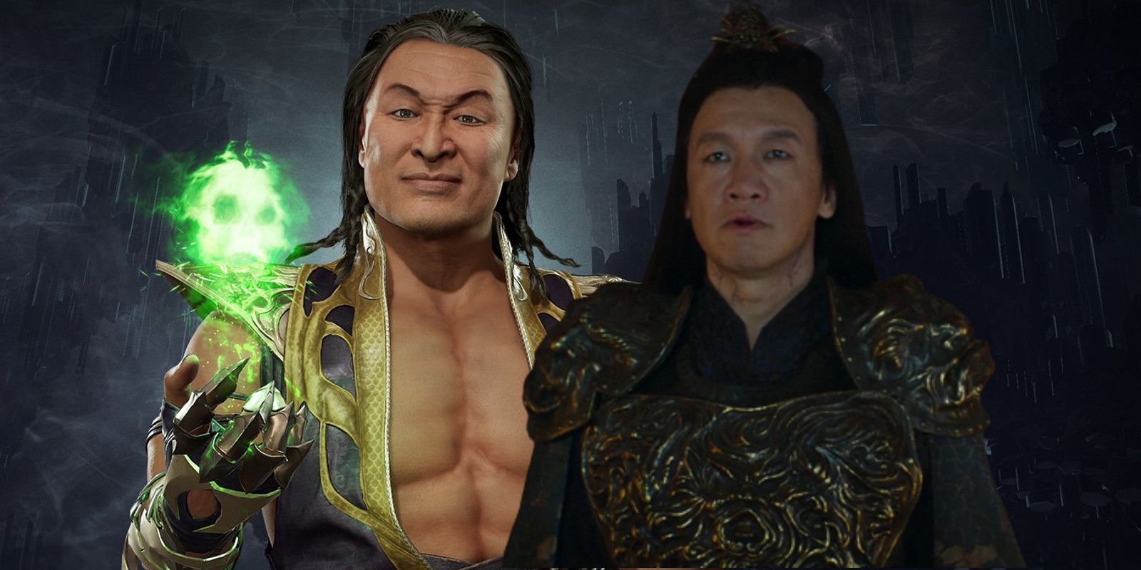 Mortal Kombat Shang Tsung in 2021 movie and in game